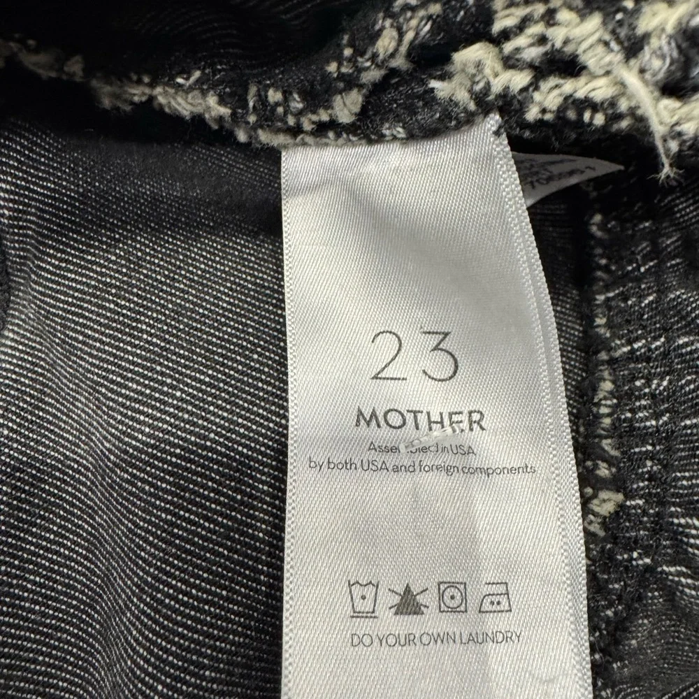 Mother NWT The Ruffle Tiered Mini Skirt Size 23 Dig Up Dirt Wash - Picture 7 of 9